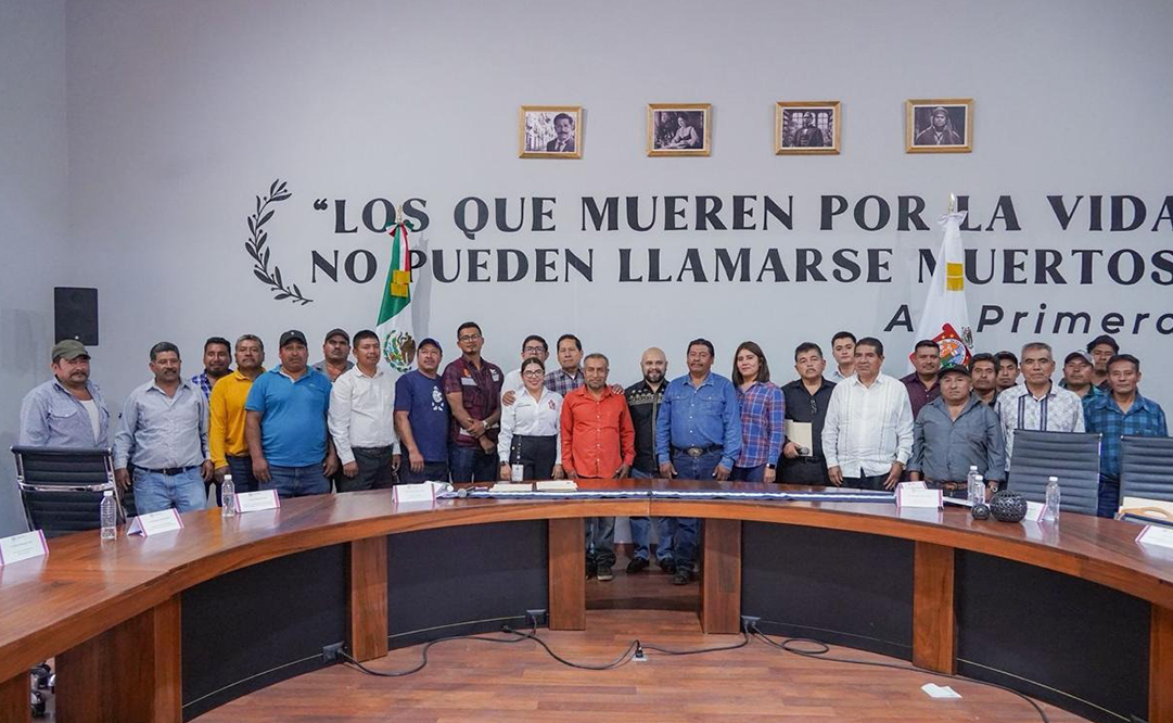 Mixtepec y Peras Firma de paz luego de 10 años de conflicto Central Q Noticias