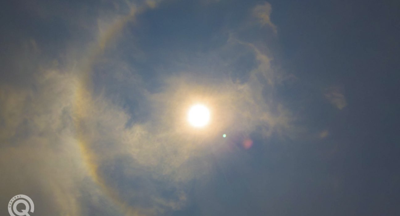 Halo solar del 23 de abril