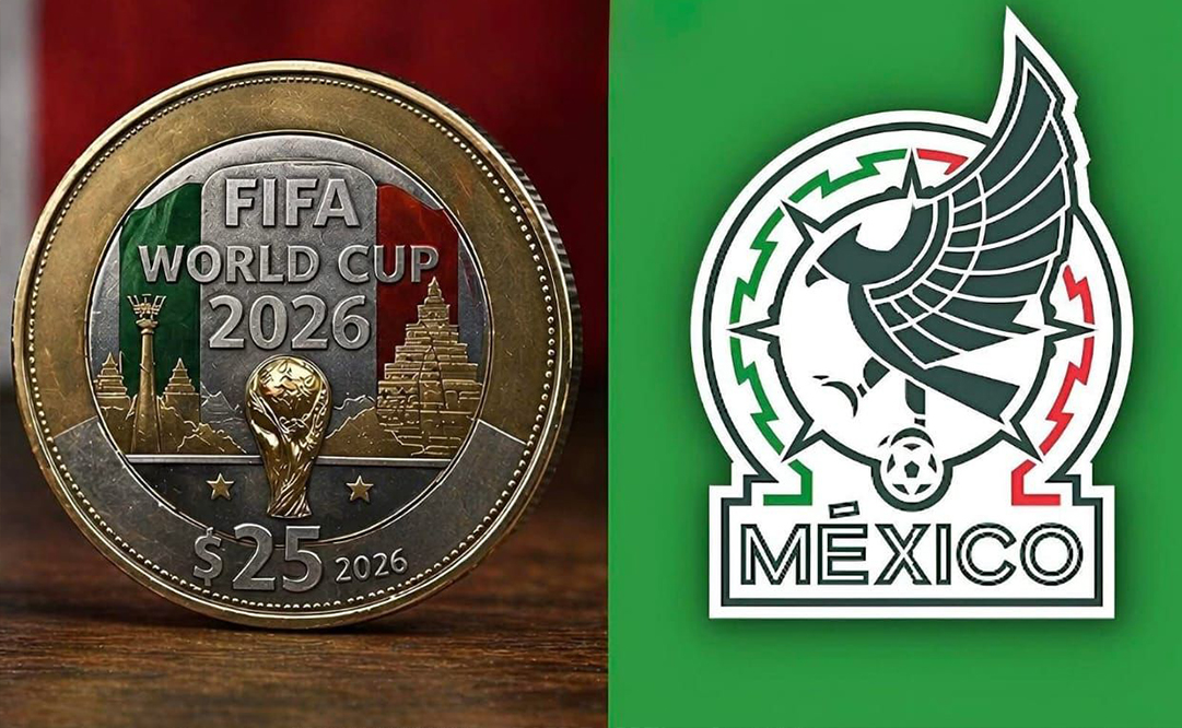 COLECCIÓN CONMEMORATIVA DE MONEDAS: MUNDIAL 2026 Central Q Noticias Oaxaca